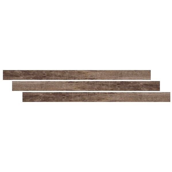 Ackland 0.26 in. T x 94 in. L x 1.77 in. W Reclaimed Pecan Luxury Vinyl Flooring Trim End Cap AKVTVREPE-EC - main